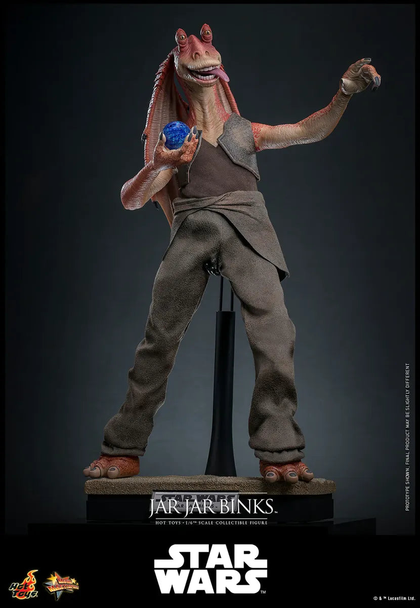 HOTMMS807 Star Wars: The Phantom Menace - Jar Jar Binks 1:6 Scale Collectable Action Figure - Hot Toys - Titan Pop Culture