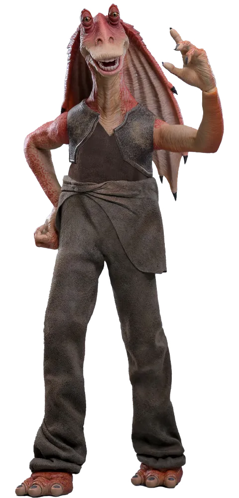 HOTMMS807 Star Wars: The Phantom Menace - Jar Jar Binks 1:6 Scale Collectable Action Figure - Hot Toys - Titan Pop Culture