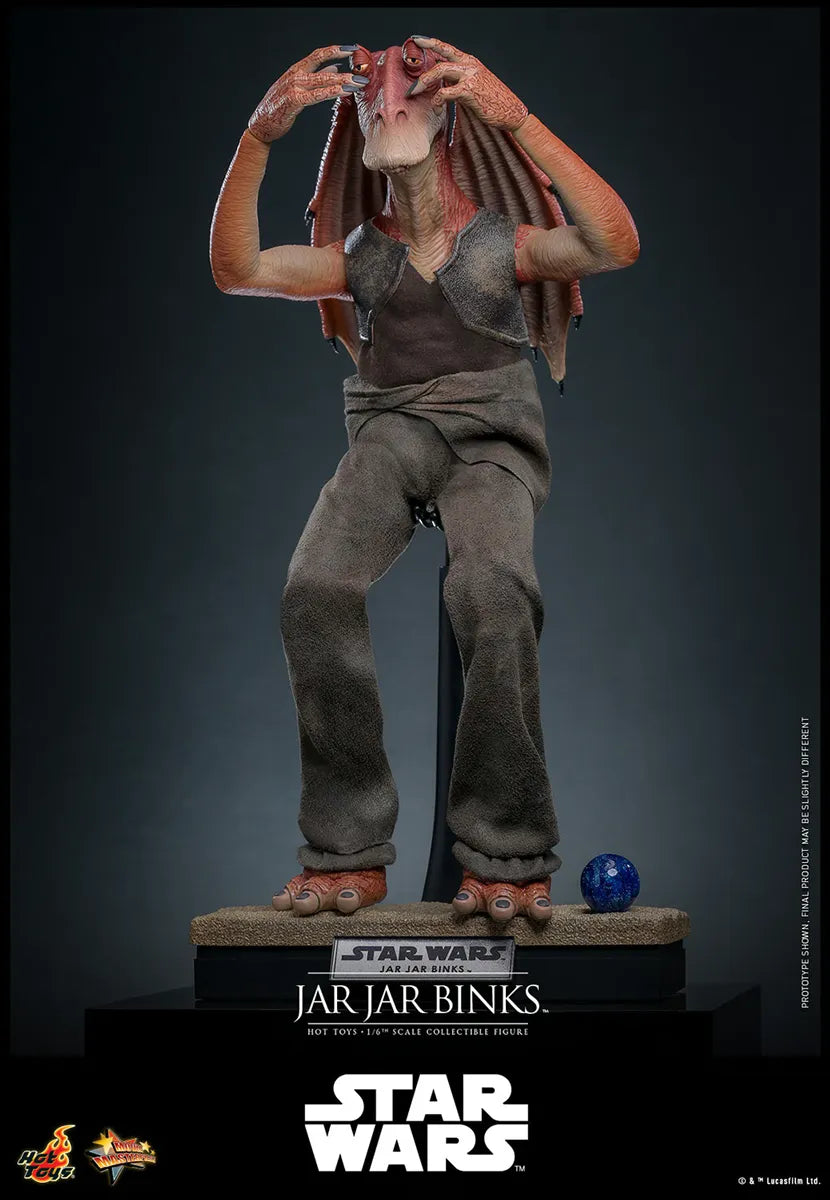 HOTMMS807 Star Wars: The Phantom Menace - Jar Jar Binks 1:6 Scale Collectable Action Figure - Hot Toys - Titan Pop Culture