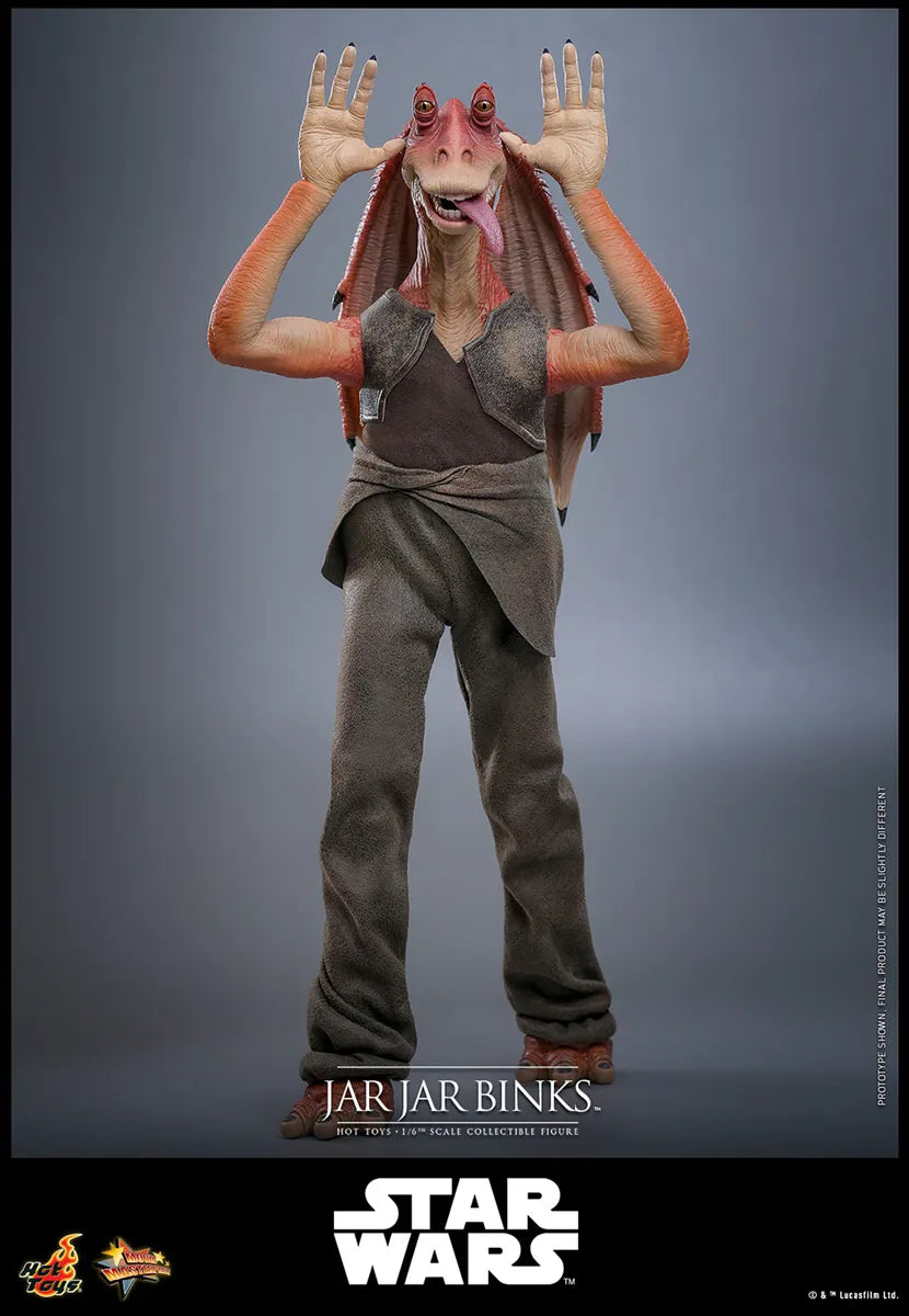 HOTMMS807 Star Wars: The Phantom Menace - Jar Jar Binks 1:6 Scale Collectable Action Figure - Hot Toys - Titan Pop Culture