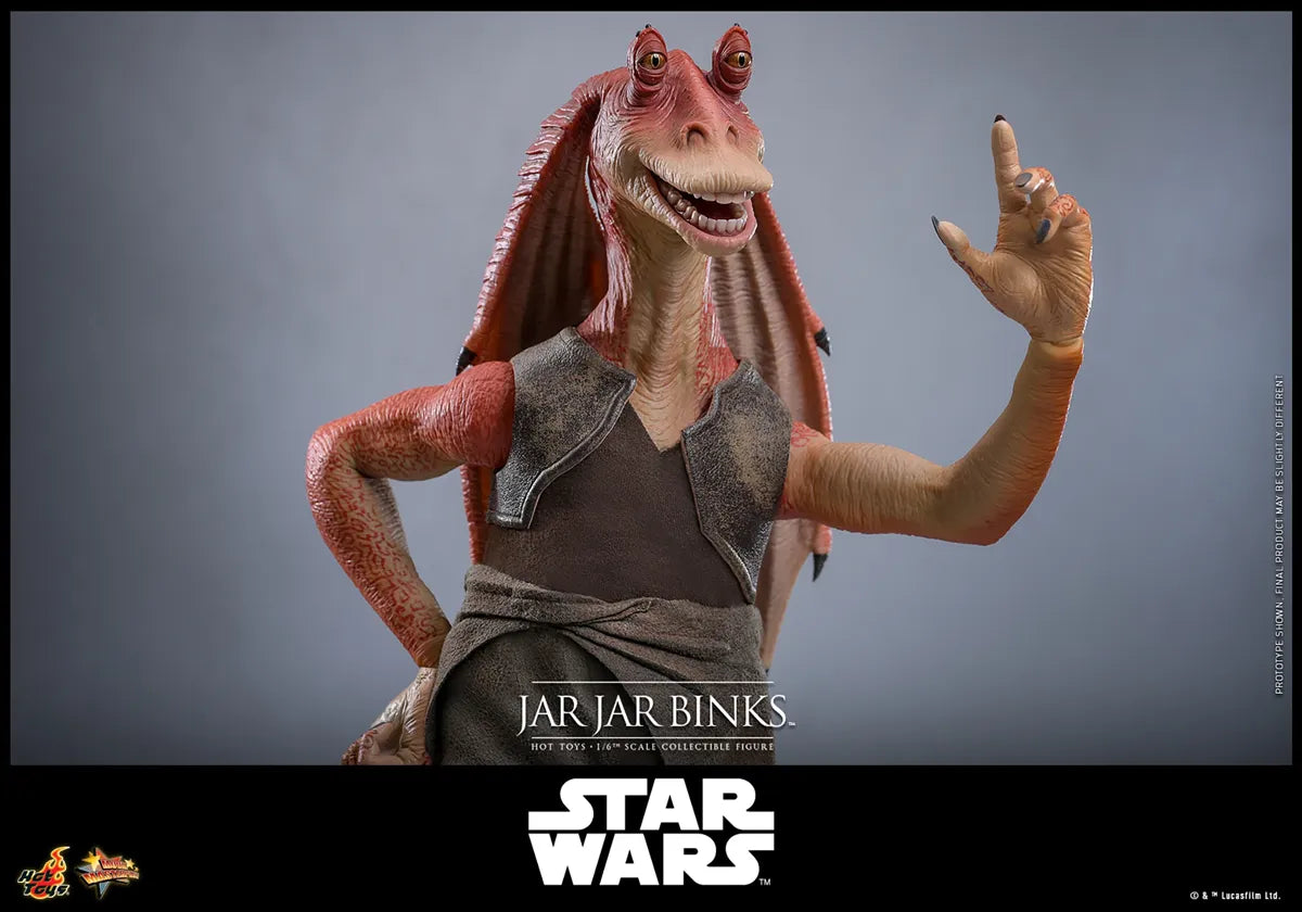 HOTMMS807 Star Wars: The Phantom Menace - Jar Jar Binks 1:6 Scale Collectable Action Figure - Hot Toys - Titan Pop Culture