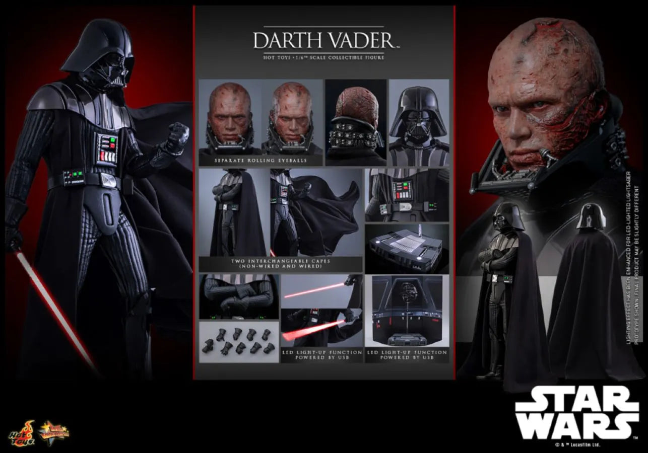 HOTMMS810 Star Wars: Revenge of the Sith - Darth Vader 1:6 Scale Collectable Action Figure - Hot Toys - Titan Pop Culture