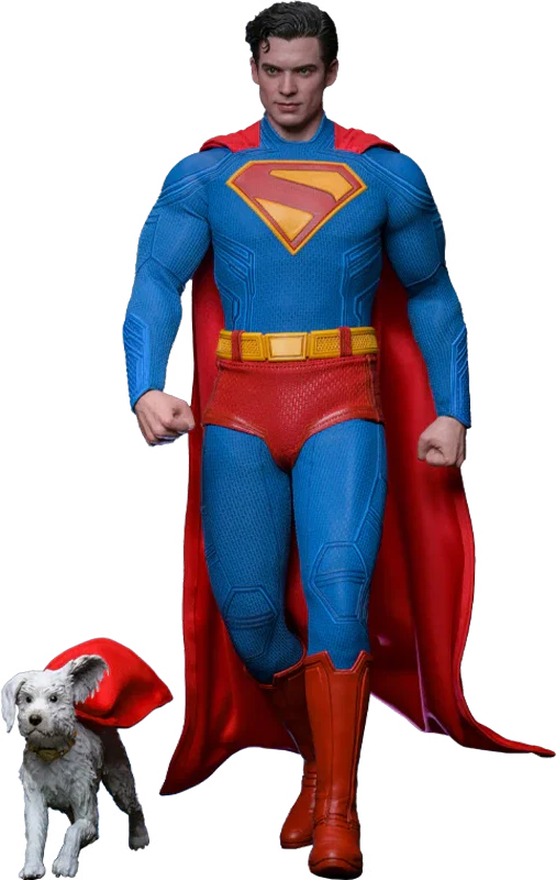 Superman (2025) - Superman & Krypto 1:6 Scale Collectable Action Figure Set
