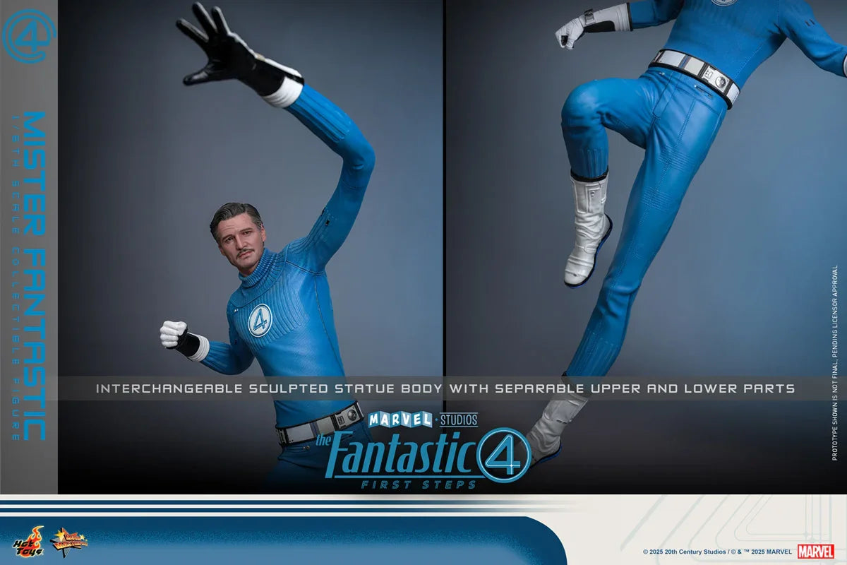Los Cuatro Fantásticos: Primeros Pasos - Figura de acción coleccionable de Mr. Fantastic a escala 1:6