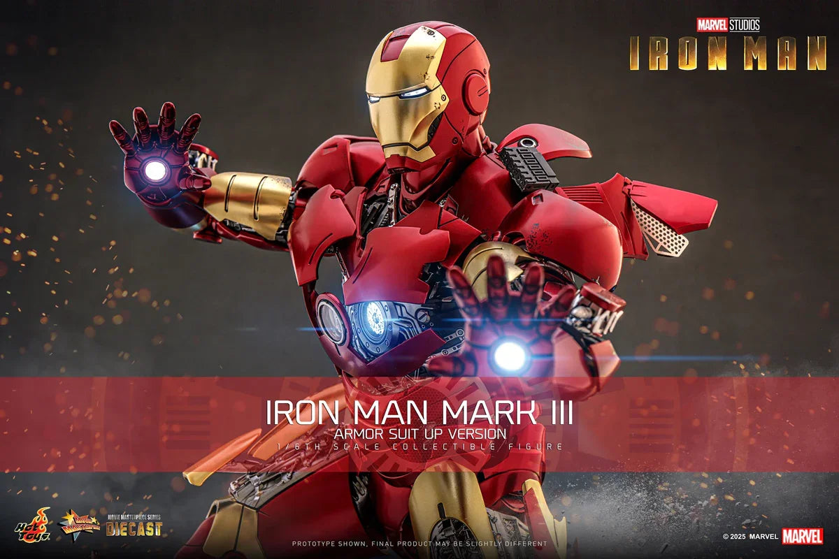 Iron Man - Mk3 Armor (Suit Up Version) Diecast 1:6 Scale Collectable Action Figure