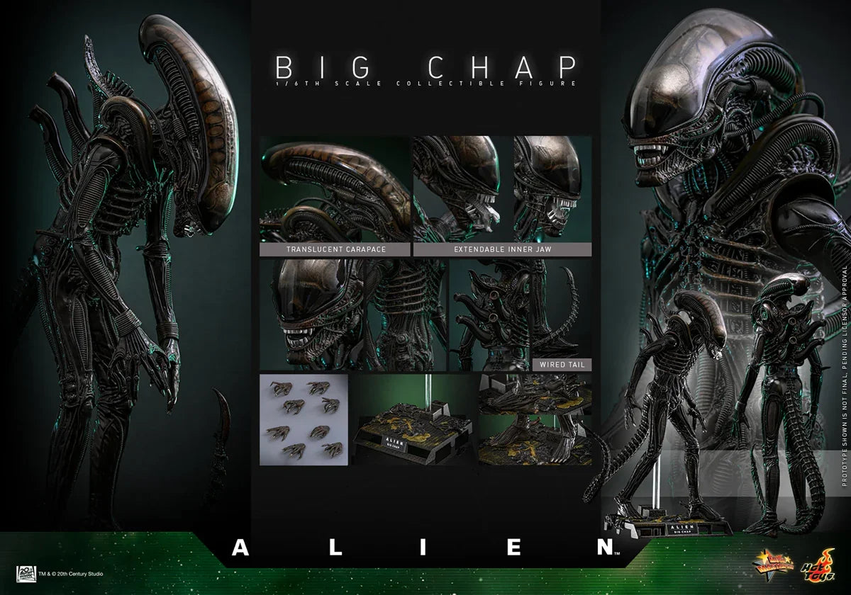 Alien - Figura de acción coleccionable de Alien Big Chap a escala 1:6