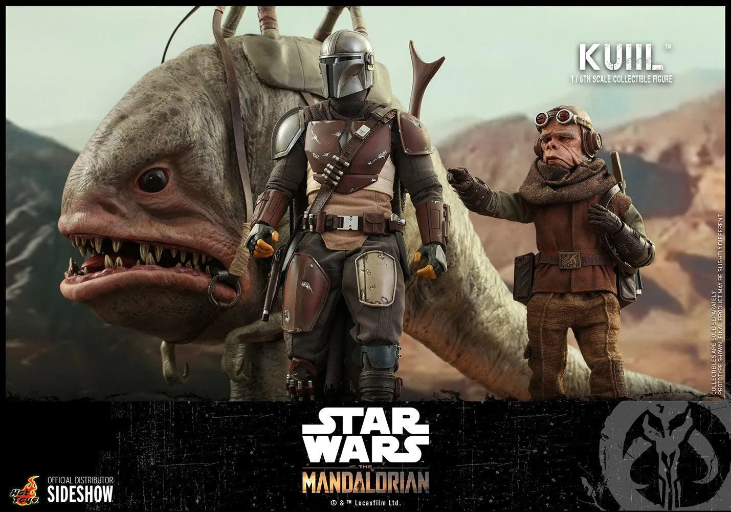 HOTTMS048 Star Wars: Mandalorian - Kuiil 1:6 Scale Action Figure - Hot Toys - Titan Pop Culture