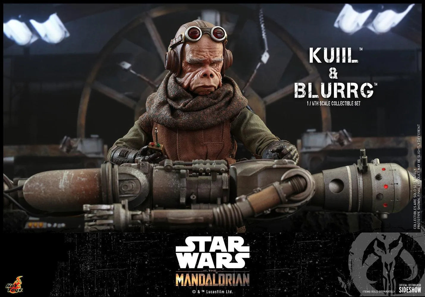 HOTTMS049 Star Wars: Mandalorian - Kuiil & Blurrg 1:6 Scale Action Figure - Hot Toys - Titan Pop Culture