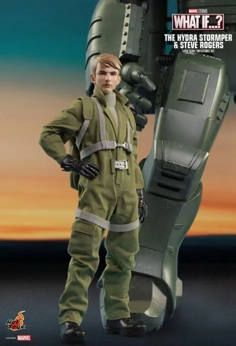 HOTTMS060 What If - Steve Rogers & Hydra Stomper 1:6 Scale Action Figure - Hot Toys - Titan Pop Culture