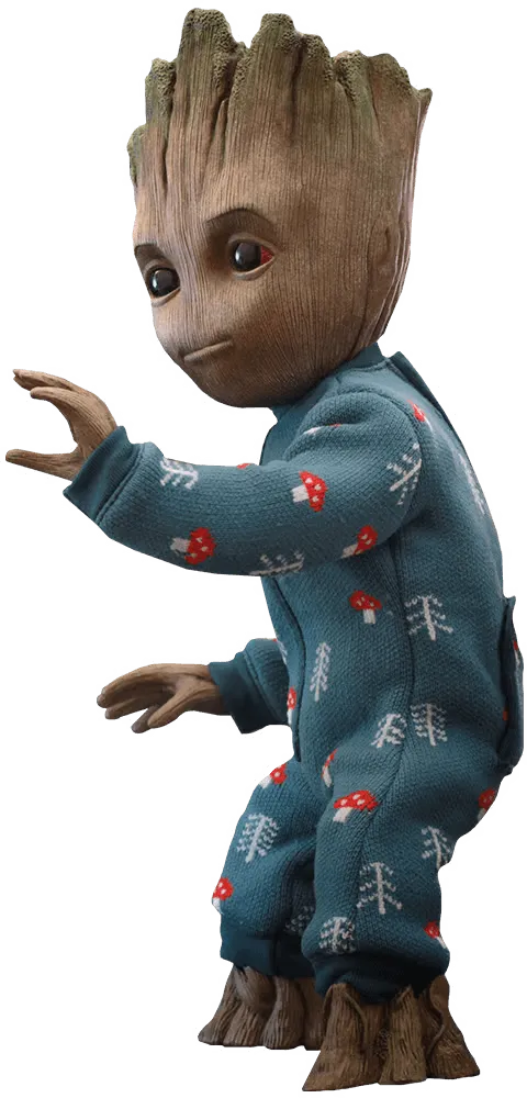 HOTTMS089 Guardians of the Galaxy - I Am Groot: Groot Deluxe 1:6 Scale Collectable Action Figure - Hot Toys - Titan Pop Culture