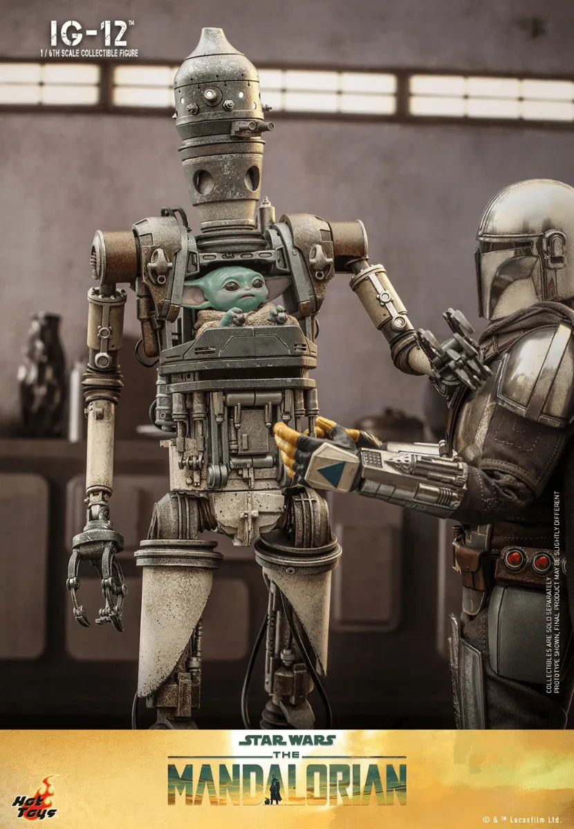 HOTTMS104 Star Wars: Mandalorian - IG-12 1:6 Scale Collectible Figure - Hot Toys - Titan Pop Culture