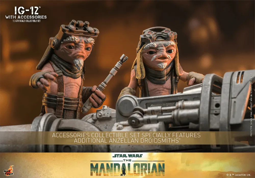 HOTTMS105 Star Wars: The Manadalorian - IG-12 1:6 Scale Collectible Figure Set - Hot Toys - Titan Pop Culture