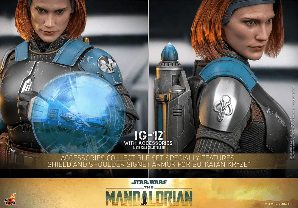 HOTTMS105 Star Wars: The Manadalorian - IG-12 1:6 Scale Collectible Figure Set - Hot Toys - Titan Pop Culture