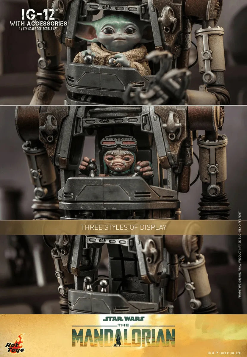 HOTTMS105 Star Wars: The Manadalorian - IG-12 1:6 Scale Collectible Figure Set - Hot Toys - Titan Pop Culture