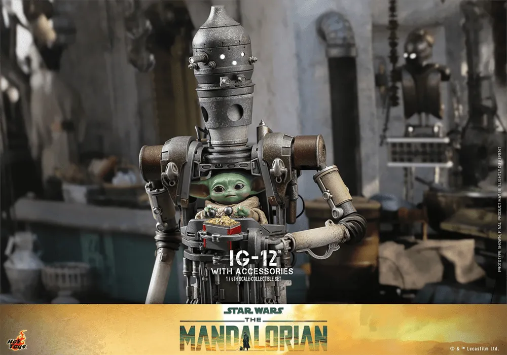 HOTTMS105 Star Wars: The Manadalorian - IG-12 1:6 Scale Collectible Figure Set - Hot Toys - Titan Pop Culture