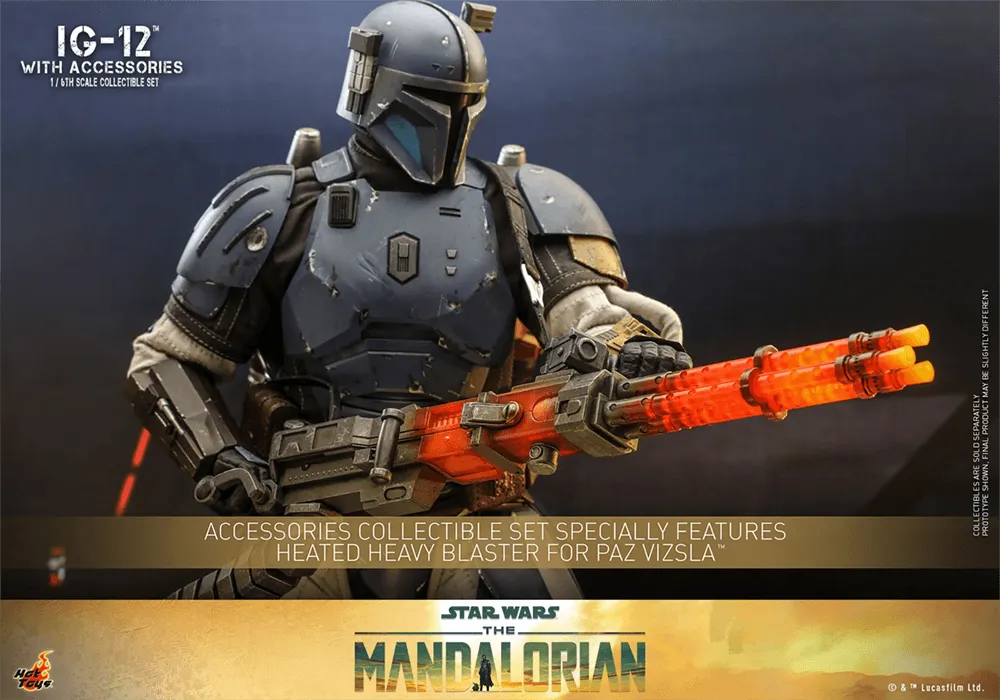 HOTTMS105 Star Wars: The Manadalorian - IG-12 1:6 Scale Collectible Figure Set - Hot Toys - Titan Pop Culture