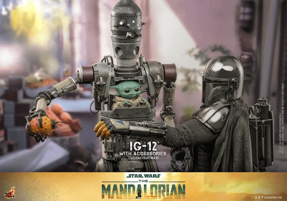 HOTTMS105 Star Wars: The Manadalorian - IG-12 1:6 Scale Collectible Figure Set - Hot Toys - Titan Pop Culture