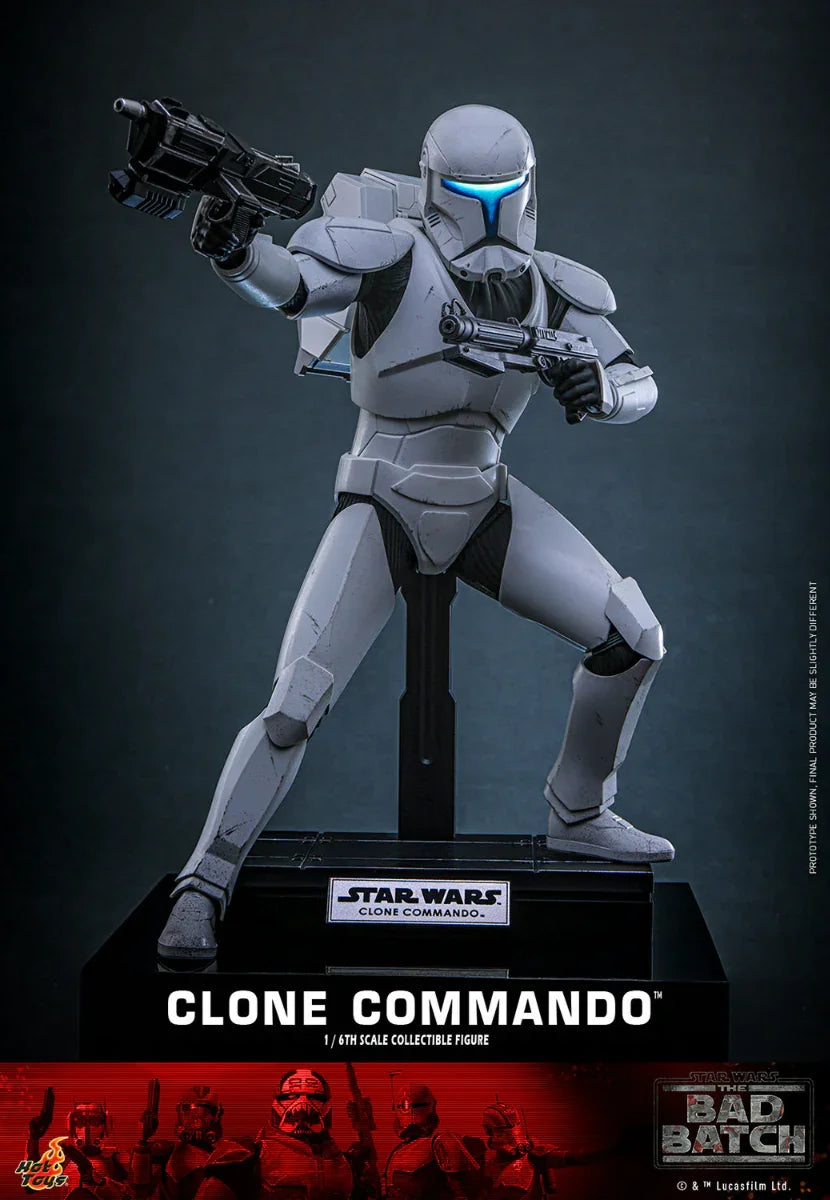 Figura de acción coleccionable de Star Wars - Clone Commando a escala 1:6
