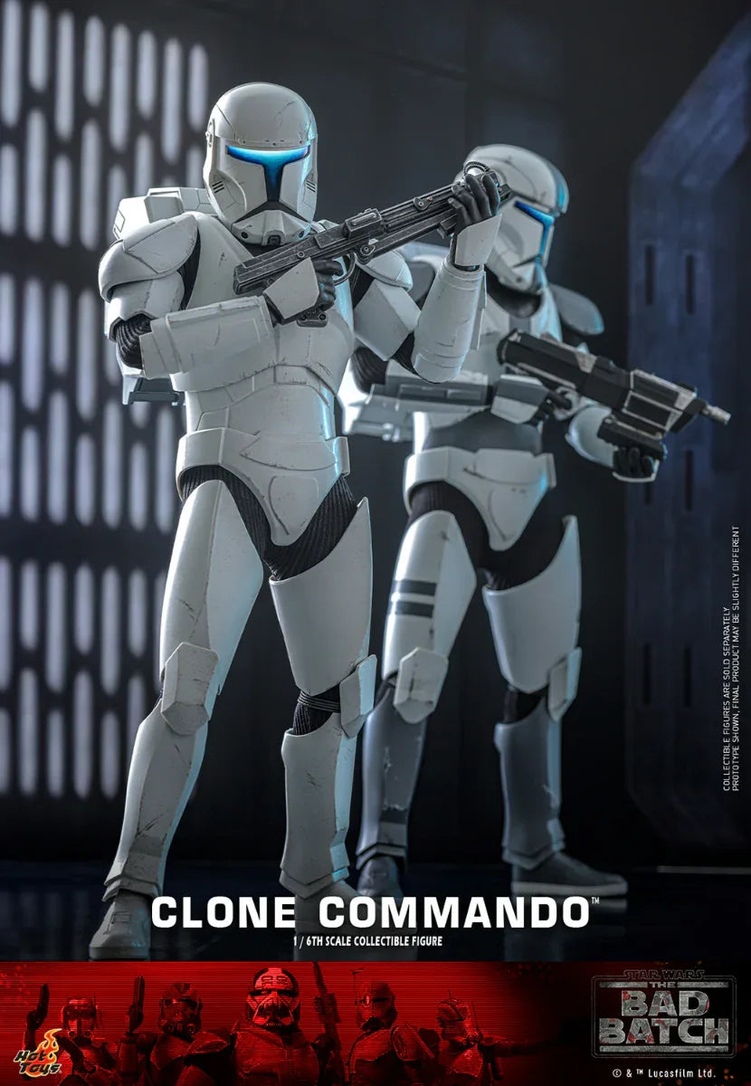 Figura de acción coleccionable de Star Wars - Clone Commando a escala 1:6