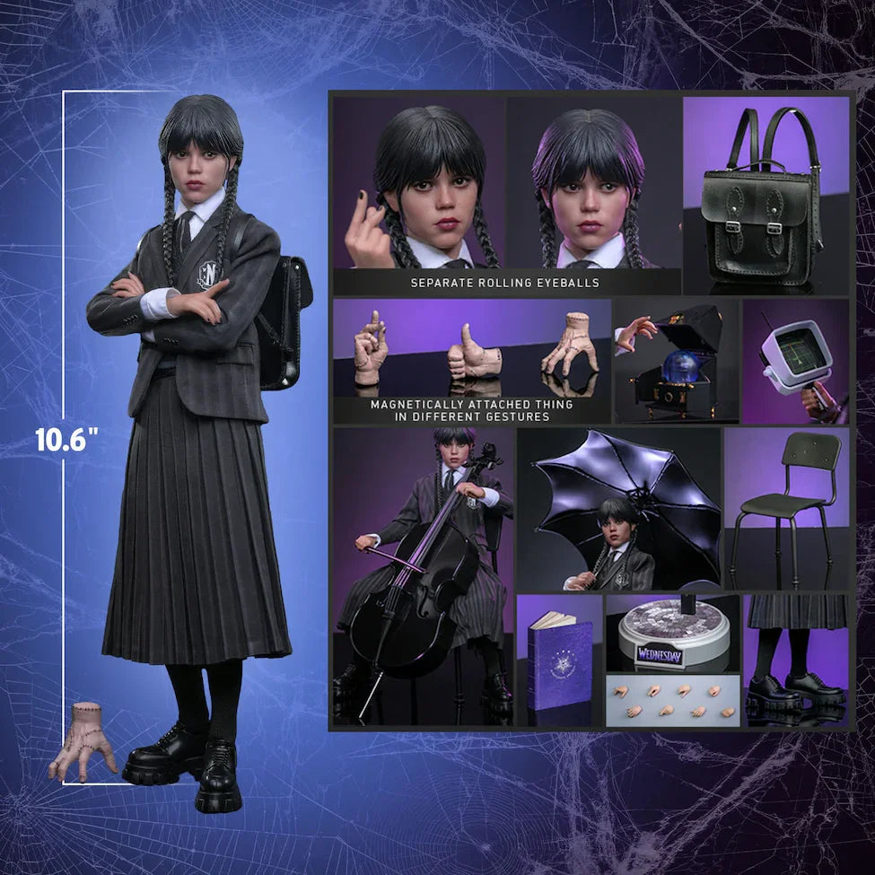 Wednesday - Wednesday Addams 1:6 Scale Collectable Action Figure