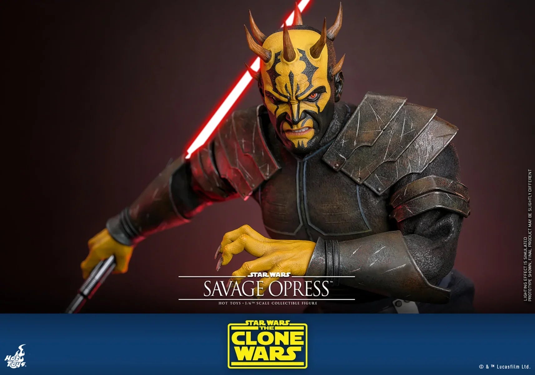 Star Wars: Clone Wars - Savage Opress 1:6 Scale Action Figure