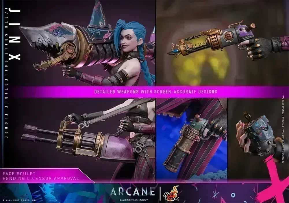 HOTTMS137 Arcane: League of Legends (TV) - Jinx 1:6 Scale Collectable Action Figure - Hot Toys - Titan Pop Culture
