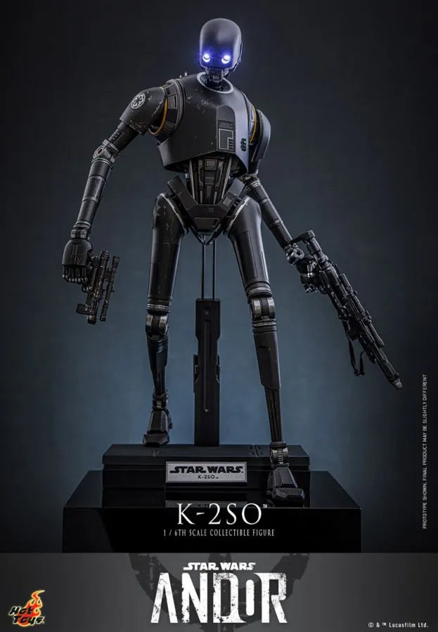 HOTTMS156 Star Wars: Andor - K-2SO 1:6 Scale Collectable Action Figure - Hot Toys - Titan Pop Culture