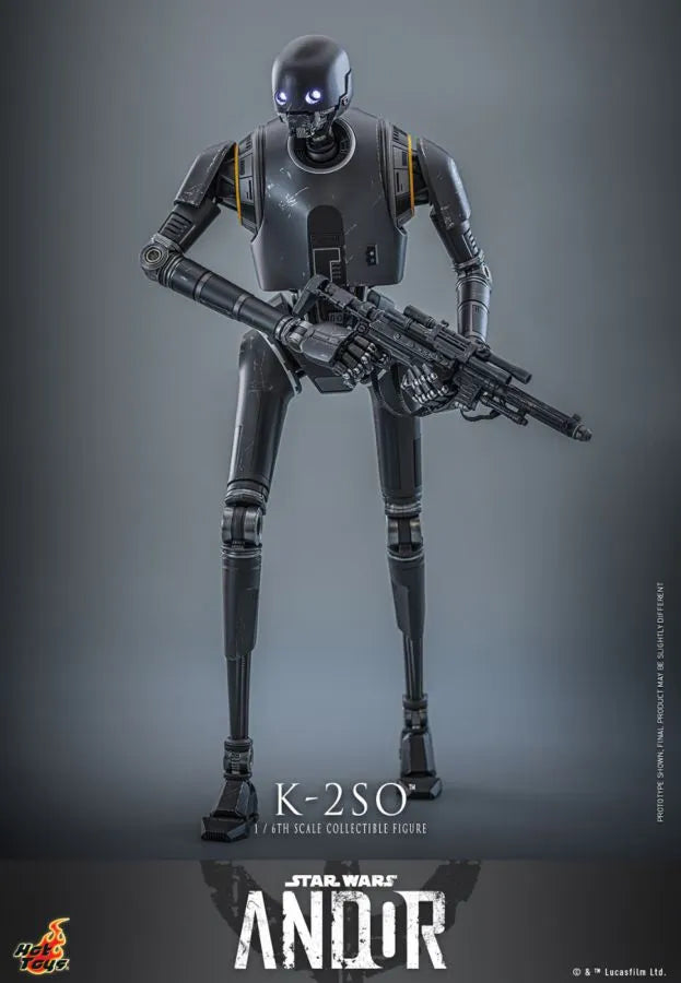 HOTTMS156 Star Wars: Andor - K-2SO 1:6 Scale Collectable Action Figure - Hot Toys - Titan Pop Culture