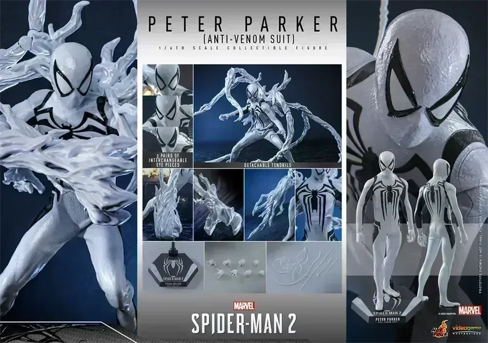 HOTVGM69 SpiderMan 2 (VG'23) - Peter Parker (Anti-Venom Suit) 1:6 Figure - Hot Toys - Titan Pop Culture