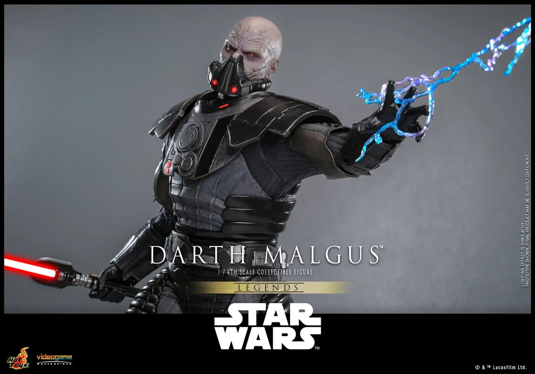 Star Wars - Figura de acción coleccionable de Darth Malgus a escala 1:6