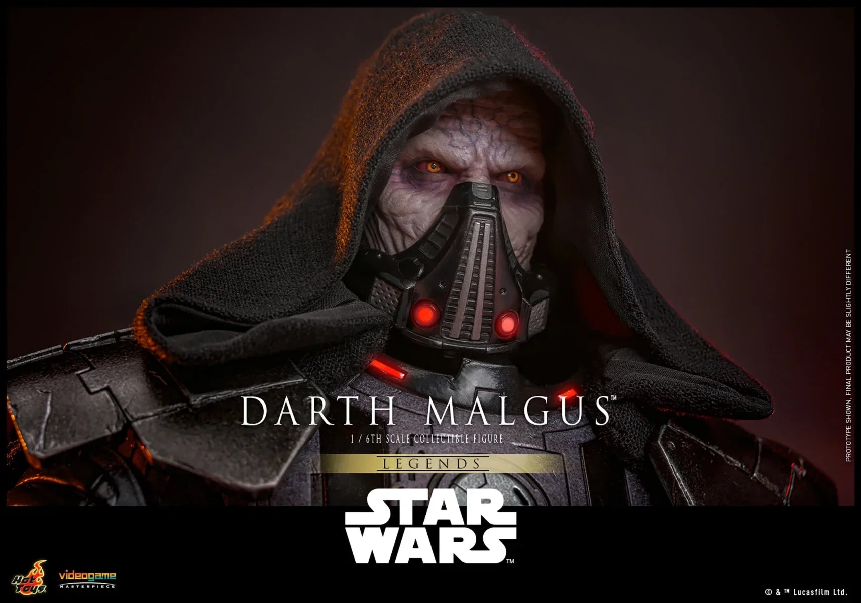Star Wars - Figura de acción coleccionable de Darth Malgus a escala 1:6