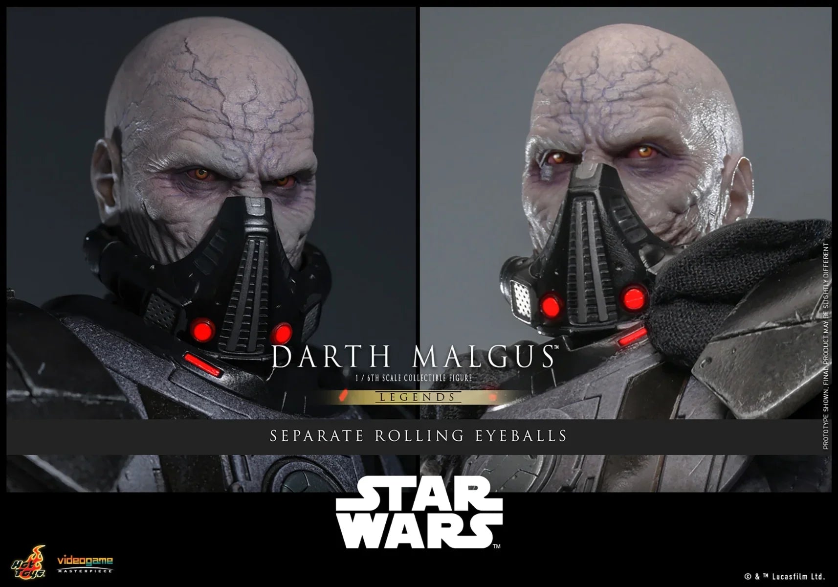 Star Wars - Figura de acción coleccionable de Darth Malgus a escala 1:6