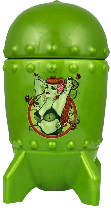IKO1221 DC Comics Bombshells - Poison Ivy 3D Bombshell Mug with Lid - Ikon Collectables - Titan Pop Culture