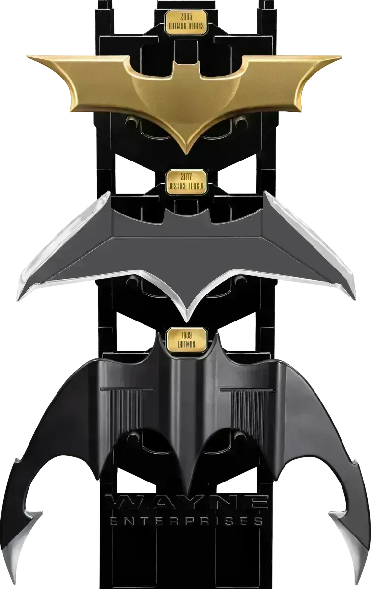 IKO1402 Batman Begins - Batarang Metal Replica - Ikon Collectables - Titan Pop Culture