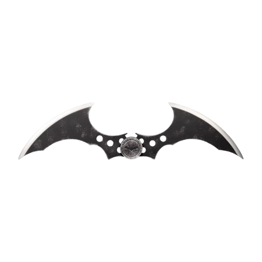 IKO1403 Batman: Arkham Asylum - Batarang Metal Replica - Ikon Collectables - Titan Pop Culture