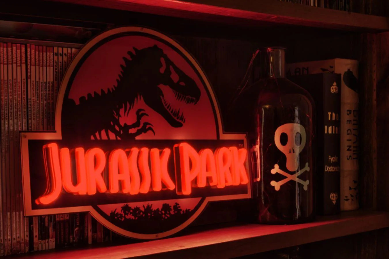 IKO1750 Jurassic Park - Logo Light-Up Neon Logo Sign - Ikon Collectables - Titan Pop Culture