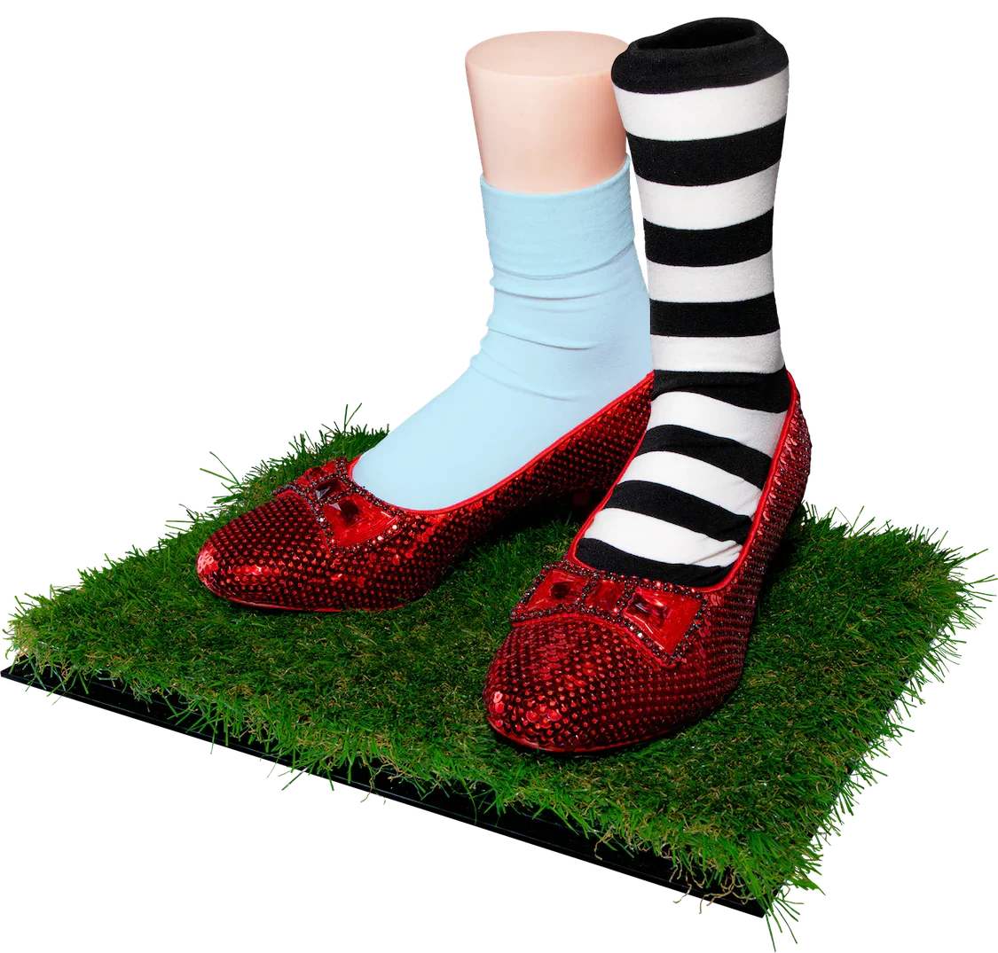 Wizard of Oz - Dorothy and Wicked Witch's Replica Ruby Slippers