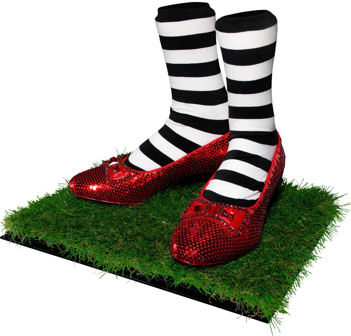 Wizard of Oz - Dorothy and Wicked Witch's Replica Ruby Slippers