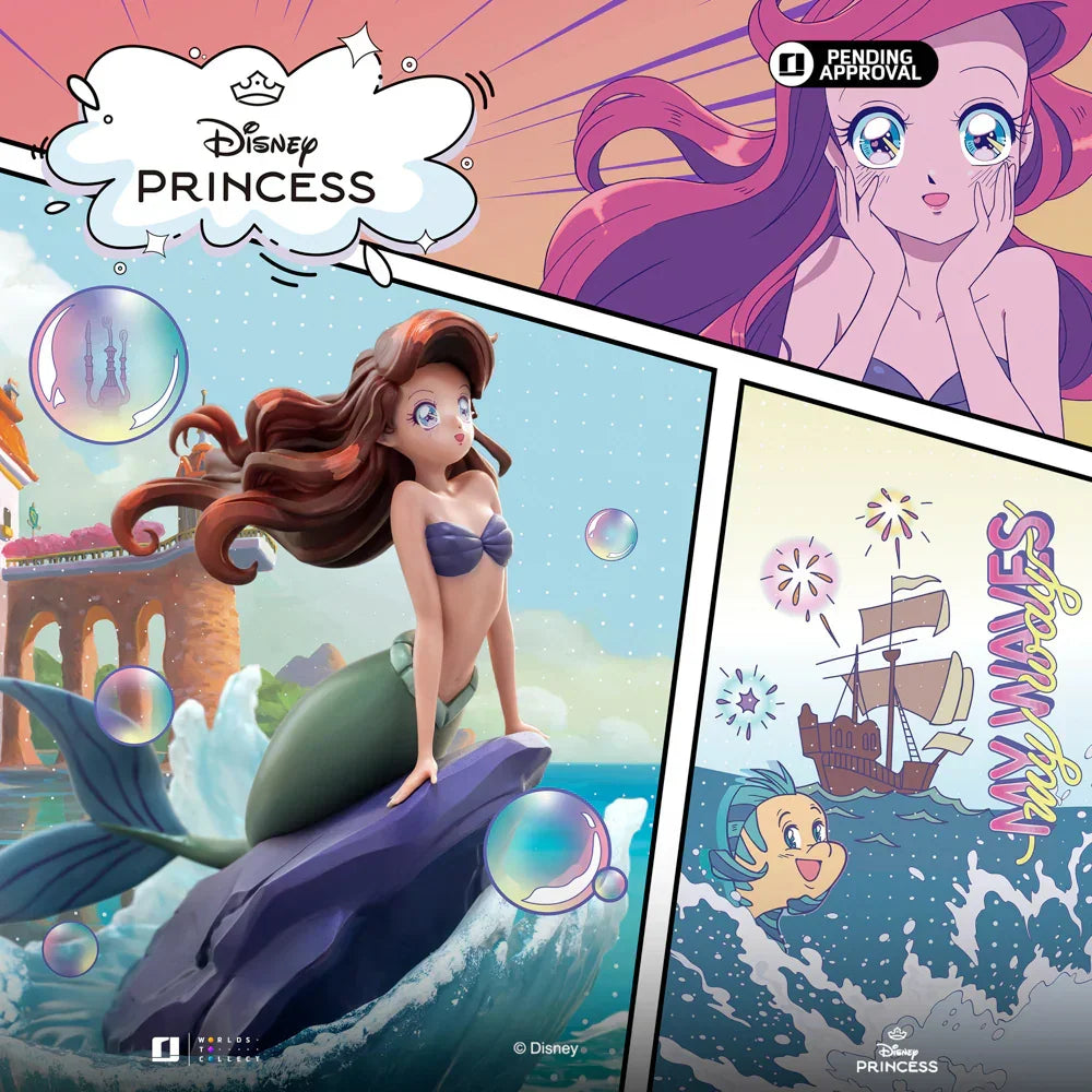 The Little Mermaid (1989) - Anime Princess Ariel PVC Statue