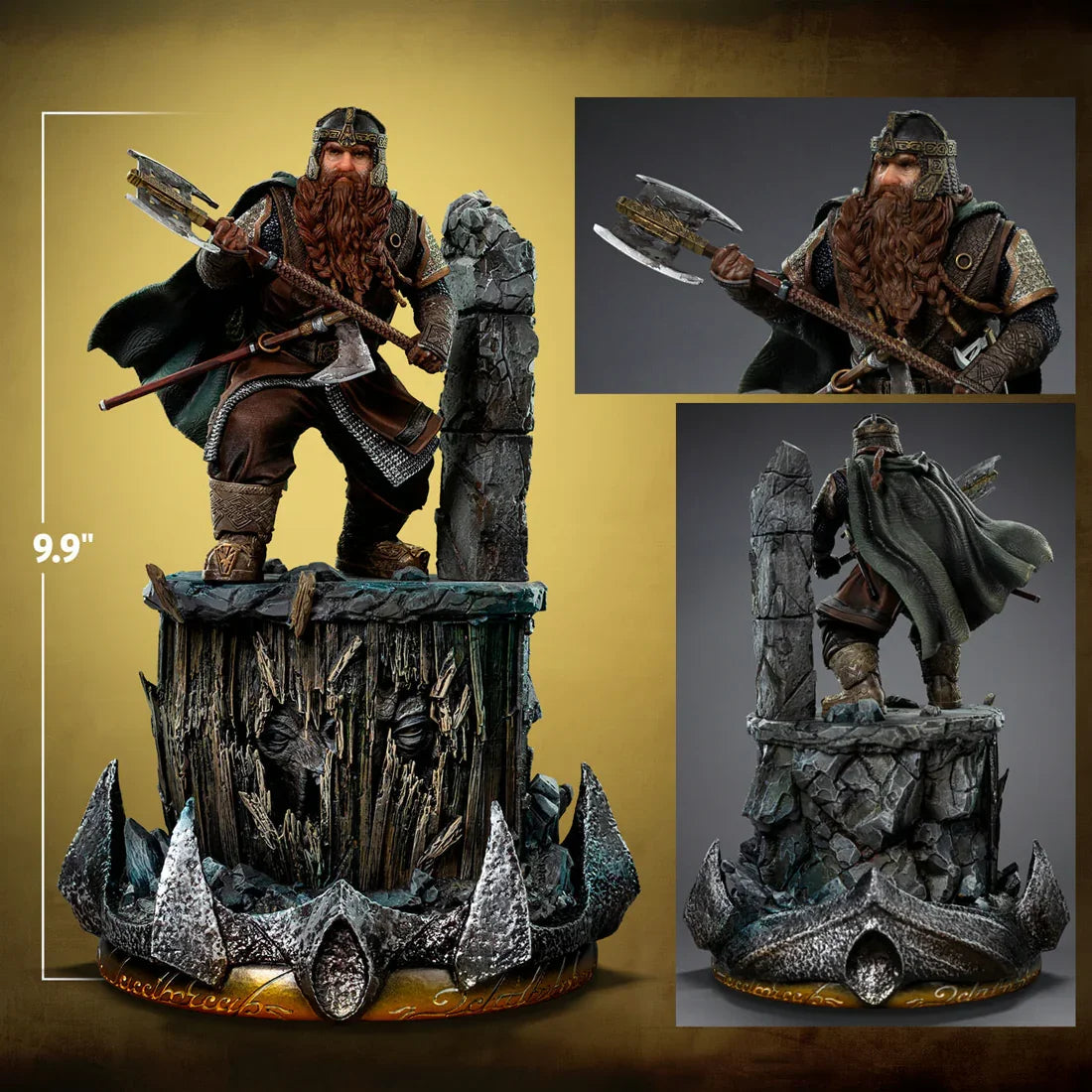 The Lord of the Rings - Gimli Unleashed Statue
