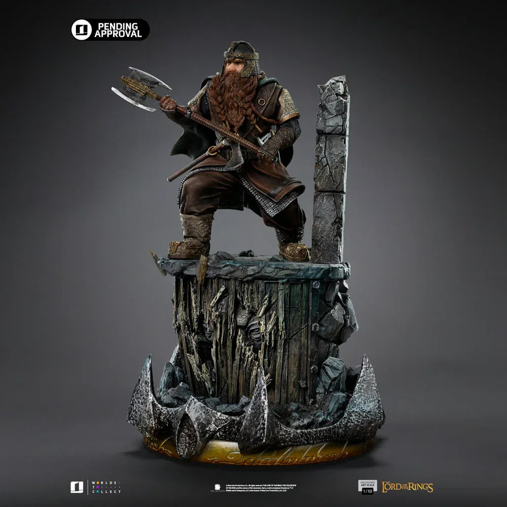 The Lord of the Rings - Gimli Unleashed Statue
