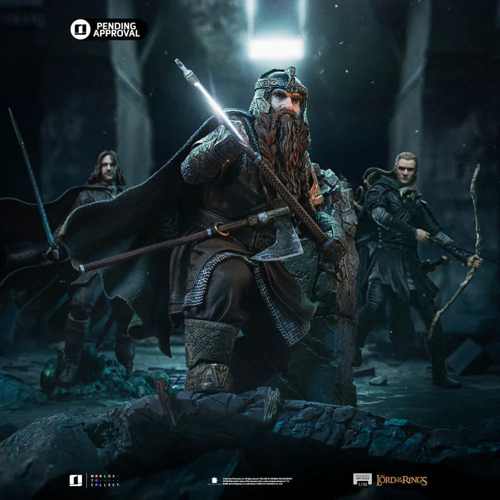 The Lord of the Rings - Gimli Unleashed Statue