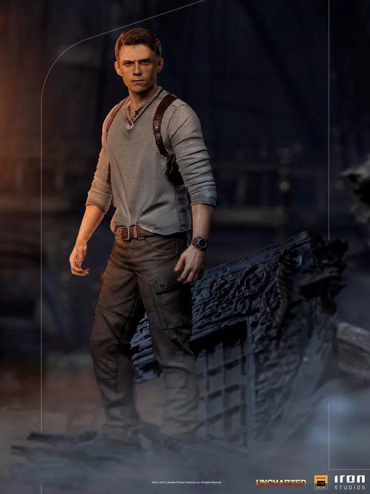IRO50201 Uncharted - Nathan Drake Deluxe 1:10 Scale Statue - Iron Studios - Titan Pop Culture
