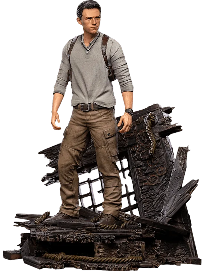 IRO50201 Uncharted - Nathan Drake Deluxe 1:10 Scale Statue - Iron Studios - Titan Pop Culture
