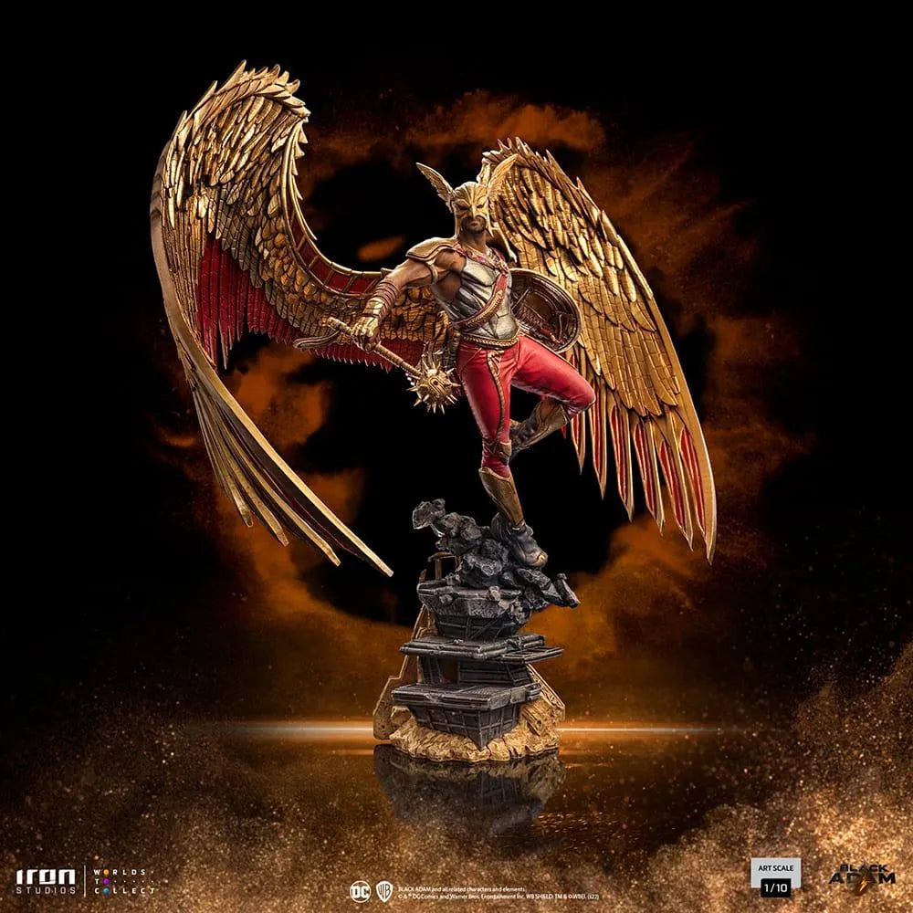 IRO52434 Black Adam - Hawkman 1:10 Scale Statue - Iron Studios - Titan Pop Culture