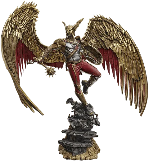 IRO52434 Black Adam - Hawkman 1:10 Scale Statue - Iron Studios - Titan Pop Culture