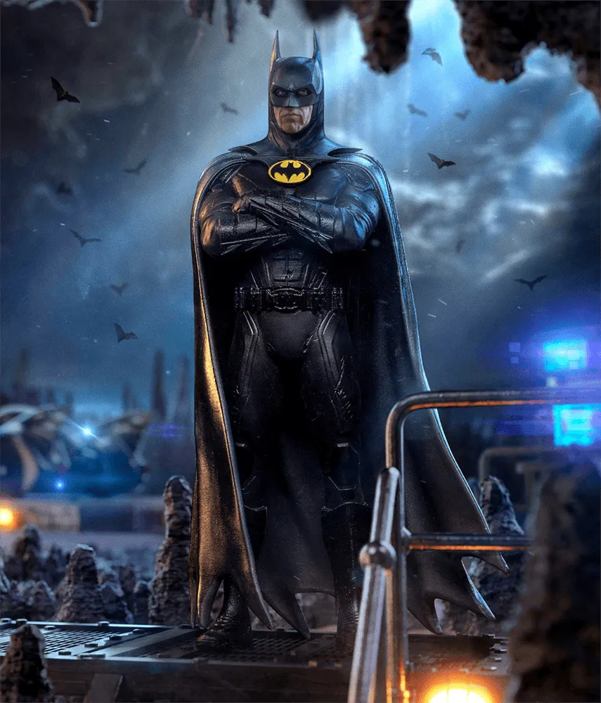 IRO53486 The Flash (2023) - Batman 1:10 Scale Statue - Iron Studios - Titan Pop Culture