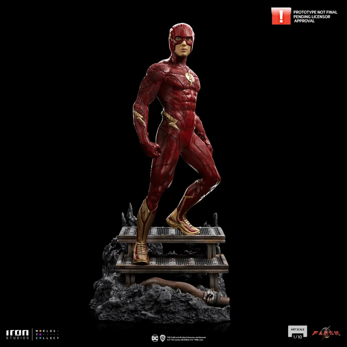 IRO53493 The Flash (2023) - Flash 1:10 Scale Statue - Iron Studios - Titan Pop Culture