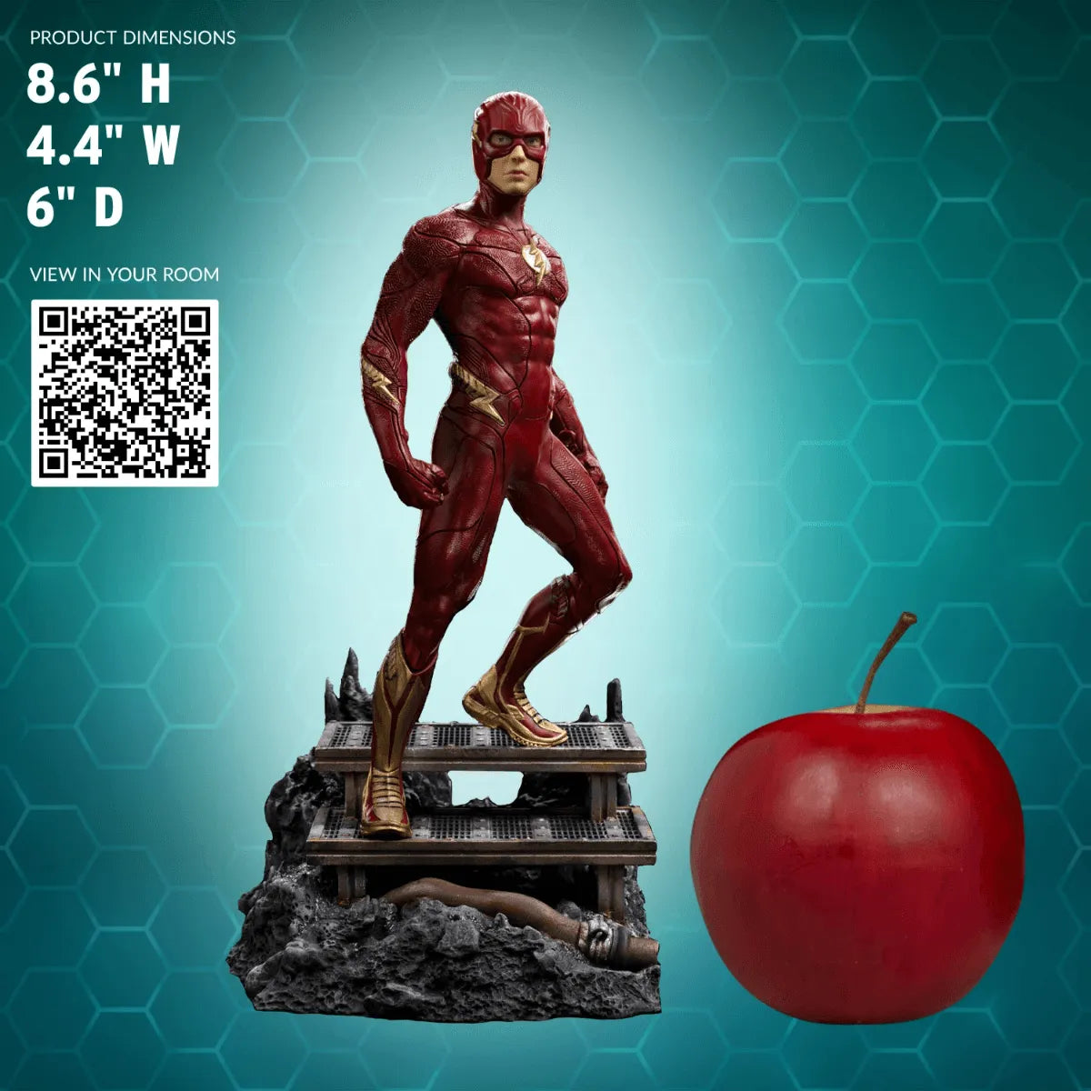 IRO53493 The Flash (2023) - Flash 1:10 Scale Statue - Iron Studios - Titan Pop Culture