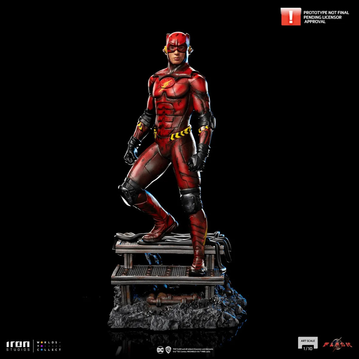 IRO53509 The Flash (2023) - Flash (Alt) 1:10 Scale Statue - Iron Studios - Titan Pop Culture